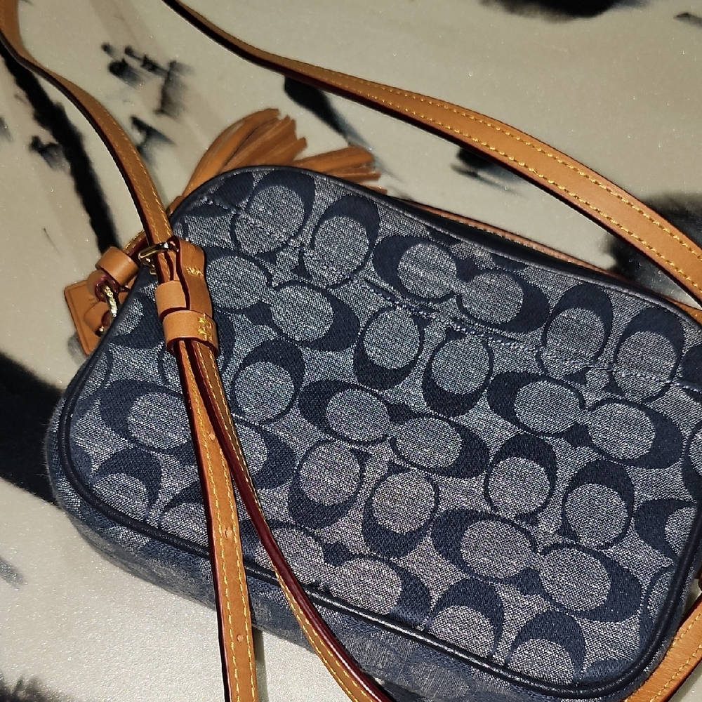 Coach Black and Gray Signature Crossbody - Picture 7 of 7